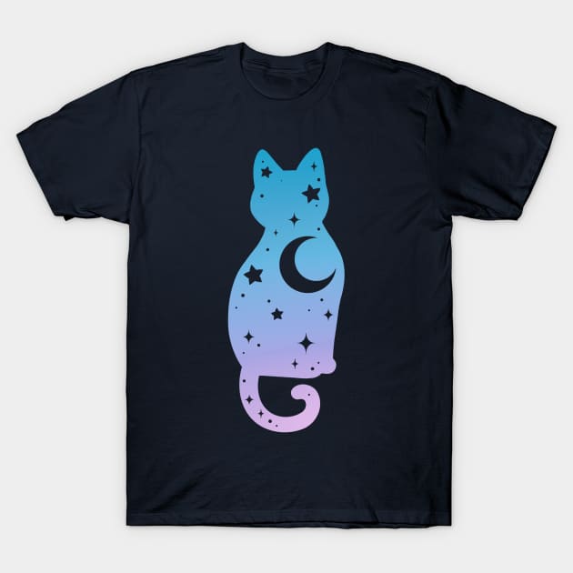 Starry Cat T-Shirt by Starling
